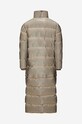 Bunda Rains Extra Long Puffer Coat 1536.VELVETTAUPE hnědá