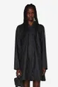 fekete Rains rövid kabát A-line W Jacket Uniszex