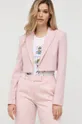 Σακάκι Karl Lagerfeld ροζ