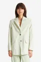 green Wood Wood linen blend jacket Madeleine Mini Stripe Blazer Women’s