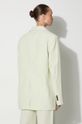 Abbigliamento Wood Wood giacca in lino misto Madeleine Mini Stripe Blazer 12211201.5291 verde
