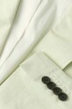 Sako s prímesou ľanu Wood Madeleine Mini Stripe Blazer 12211201-5291 PASTEL GREEN zelená 12211201.5291