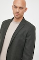 Сако с вълна Selected Homme зелен 16085274.ForestNigh