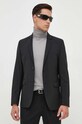 Шерстяной пиджак Karl Lagerfeld regular чёрный 500099.155200