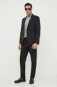 Volnen suknjič Karl Lagerfeld črna