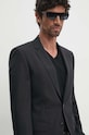 Vlněné sako BOSS šedá 50479994
