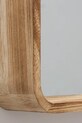 Salon i sypialnia Boltze lustro ścienne Georgina 40 x 30 cm 2061181 beżowy
