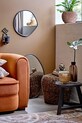 Bloomingville fali tükör Faun fekete 82055573