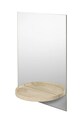 ferm LIVING lustro ścienne z półką Symmetry Mirror 1104271110 beżowy AA00