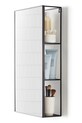 Ванная полка с зеркалом Umbra Cubiko чёрный 1009654.040