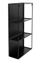 Ванная полка с зеркалом Umbra Cubiko 1009654.040 чёрный