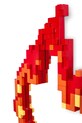 Nappali és hálószoba Seletti fali tükör Pixel 68 x 48,2 x 3,8 cm 17056 piros