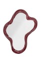 Bloomingville oglindă de perete Violeta 47 x 61,5 x 7 cm 82065147 rosu AA00