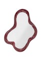 Living și dormitor Bloomingville oglindă de perete Violeta 47 x 61,5 x 7 cm 82065147 rosu