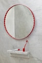 HAY lustro ścienne Arcs 3,5 x 60 x 60 cm AB312.A907.AB27 czerwony AA00