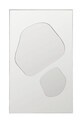 Ferm Living lustro ścienne 82 x 50 x 1,7 cm srebrny 1104272080