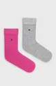 rózsaszín Tommy Hilfiger gyerek zokni (2 pár) Fiú