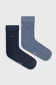 niebieski Tommy Hilfiger skarpetki dziecięce (2-pack) 391334 Chłopięcy