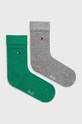 Tommy Hilfiger sosete copii (2-pack) sosete lungi verde 391334