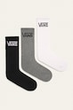 Vans - Skarpetki (3 pack) skarpetki długie multicolor VN000XNQIZH1
