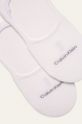 Calvin Klein - Kotníkové ponožky (2-pack) bílá