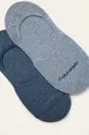 Calvin Klein - Členkové ponožky (2-pak) modrá