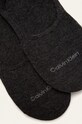 Calvin Klein - Kotníkové ponožky (2-pack) 100001902.NOS šedá AA00