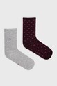 Шкарпетки Tommy Hilfiger (2-pack) довгі шкарпетки фіолетовий 100001493