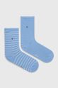 světle modrá Ponožky Tommy Hilfiger 2-pack Dámský