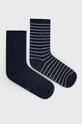 Κάλτσες Tommy Hilfiger 2-pack με μοτίβο μπλε 100001494