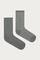 Шкарпетки Tommy Hilfiger 2-pack довгі шкарпетки сірий 100001494