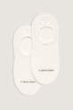 Calvin Klein - Kotníkové ponožky (2-pack) krátké ponožky bílá 100001799.NOS