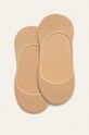 Calvin Klein - Skarpetki (2-pack) skarpetki krótkie beżowy 100001890.NOS