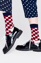 Happy Socks - Ponožky Filled Optic FO01.068.D. námořnická modř AA00