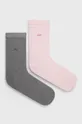 rózsaszín Calvin Klein zokni (2 pár) Női