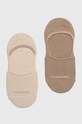 Носки Calvin Klein 2 шт короткие носки бежевый 701218771.NOS