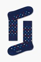 Ponožky Happy Socks Skarpety Happy Socks DOT01 6004 dlouhé ponožky námořnická modř DOT01.6004.D