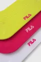 Шкарпетки Fila 3-pack барвистий