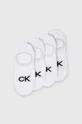 biały Calvin Klein skarpetki 4-pack Damski