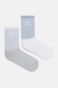 Шкарпетки Calvin Klein Jeans 2-pack довгі шкарпетки блакитний 701229467.NOS
