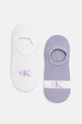 Calvin Klein Jeans skarpetki 2-pack skarpetki krótkie fioletowy 701230601.NOS