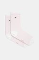 Ponožky Tommy Hilfiger dlouhé ponožky růžová 701229326.NOS