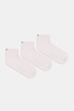 Κάλτσες Tommy Hilfiger 2-pack λεπτό μοτίβο ροζ 373001001