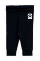 Mini Rodini pantaloni de trening pentru copii tricotaj negru 1000000799.NOS