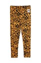 Mini Rodini legginsy dziecięce wzorzyste beżowy 1000001013.NOS