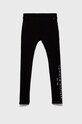 Tommy Hilfiger leggins copii tricotaj negru KG0KG06586.9BYY