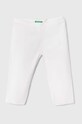 Детские леггинсы United Colors of Benetton с эластаном белый 3MT1CF02J.G.NOS