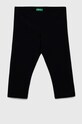 United Colors of Benetton leggins copii tricotaj negru 3MT1CF02J.G.NOS