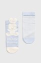 United Colors of Benetton sosete bebe 2-pack uni albastru 6AO3F2111.W.CONTINUATIV