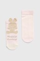 Шкарпетки для немовлят United Colors of Benetton 2-pack візерунок рожевий 6AO3F2111.W.CONTINUATIV
